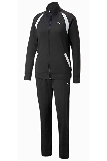 Puma 675234-01 Classic Tricot Suit op Women's Tracksuit Set BLACK