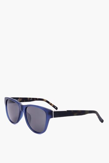 Linda Farrow Phillip Lim Wayfarer Sunglasses With Animal Patterned Detail