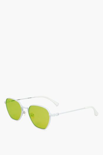 Linda Farrow Alessandra Rich Pantos Sunglasses With Neon Lenses