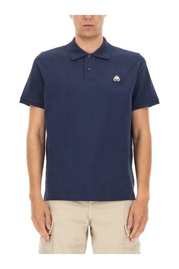 Moose Knuckles "Everett Gold" Polo Shirt