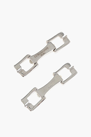 Corneliani Metal Cufflinks With Logo