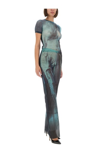 Jean Paul Gaultier Tricou din plasă „Apă”