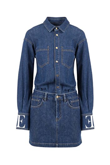 Elisabetta Franchi ROCHIE DE JEANS PENTRU DAMĂ