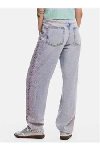 Desigual Γυναικεία Τζιν 24WWDD92 Μπλε