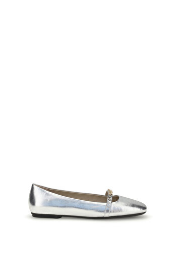 PİNKO Metallic Ballerinas