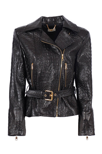 Elisabetta Franchi WOMEN'S LEATHER JACKET