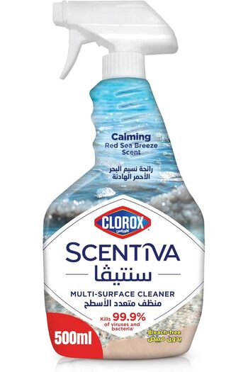 Clorox Scentiva Multi-Surface Cleaner Spray, 500ml, Red Sea Breeze, Bleach Free