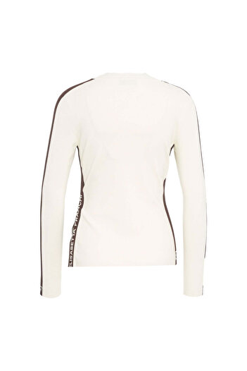 Elisabetta Franchi Knit top with logo details