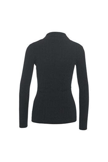 Elisabetta Franchi Knit Pullover with Chain Detail
