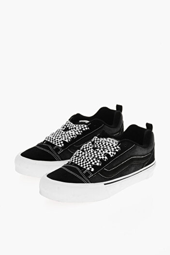 Vans Suede Skool Low-Top Sneakers With Check Laces