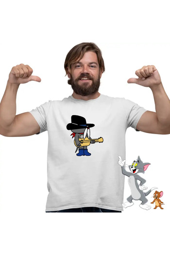 OEM Tricou Barbati Tom si Jerry Unchiul Pecos