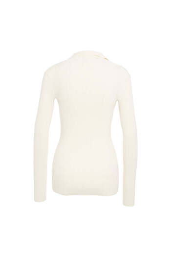 Elisabetta Franchi Knit Pullover with Chain Detail