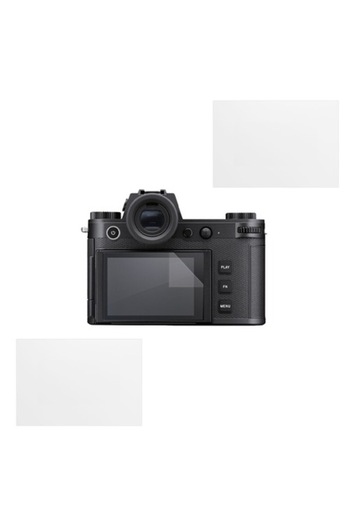 COMANDO Protection set compatible with Leica SL3, Focus Shield, 2 Resistant Silicone Films for Ec