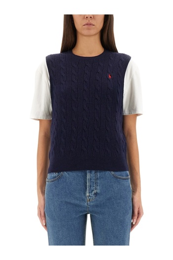 Ralph Lauren Vestă împletită