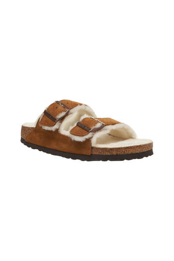 Birkenstock Sandals 'Arizona Shearling'