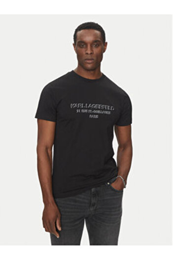 Karl Lagerfeld Ανδρικό T-Shirt 755063 552241 Μαύρο