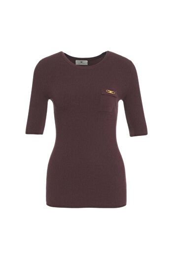 Elisabetta Franchi Knit t-shirt