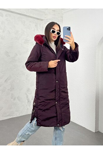 AXXAN Women's Coat Jacket Zippered Hooded