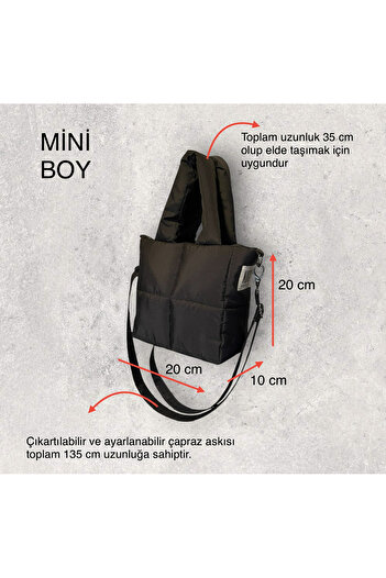 Nuggita Mini Puffer Green - Piccolo Quadrato - Waterproof Puff Fabric