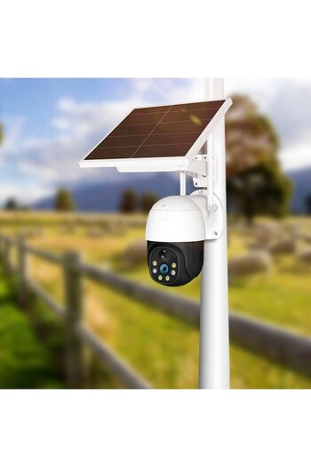 Optim Solution Camera de Supraveghere 4G pentru Exterior, OPTIM SOLUTION, Full HD 1080P / 4MP, Panou Solar Integrat