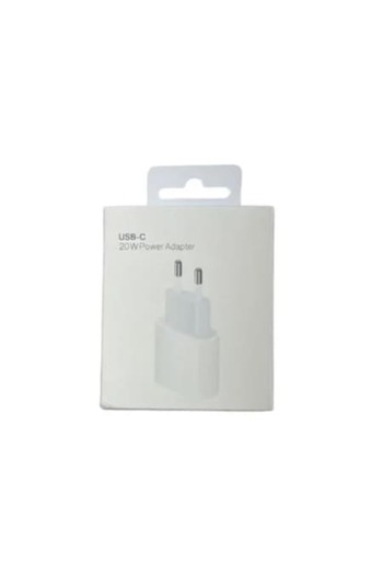 OEM USB-C 20W Network Charger for iPhone, White - Retail Package