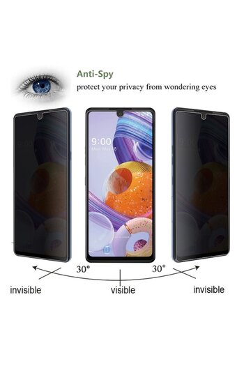 Optim Solution Privacy Glass Protector for Honor 400 Lite,