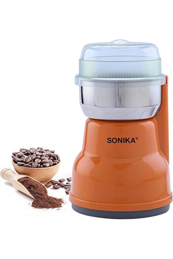 Generic All-in-One Electric Coffee Grinder, Spice and Herb Grinder, 200W, Stainless Steel, 80 Gram Capacity,