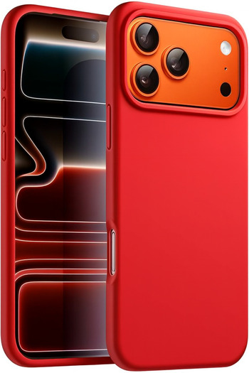 CaseHub iPhone 17 Pro Max Case Inside Velvet Screen and Camera Raised Launch Silicone Cover