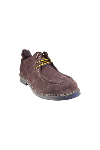 Msport 267334 Brown Leather Suede Oxford Shoes