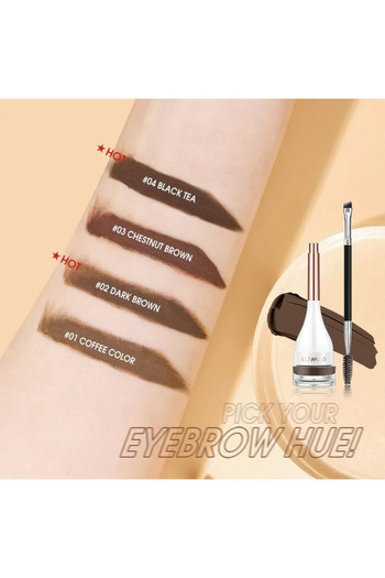 o.two.o Waterproof Feather Eyebrow Gel - 03