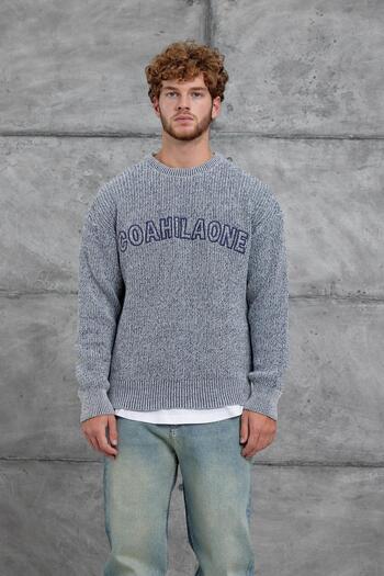 NOMARC Blue Nmrc Knitted Oversize Sweater