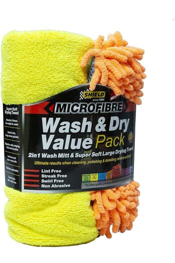 SHIELD - 6-Piece Car Wash and Polish Kit - Perfect Protection and Shine for Your Car