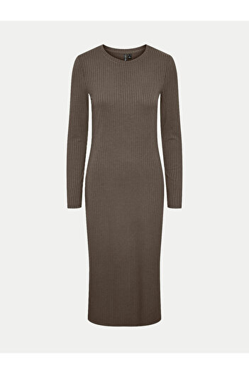 PIECES Γυναικείο Φόρεμα Casual 17126214 Καφέ