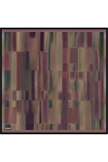 Armine Tivil Pure Silk Scarf 9436 - 80 Burgundy Mixed Pattern