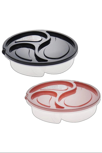 HarmonyAura Three Compartment Large Storage Container Royaleks-Mp-7050