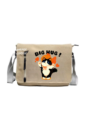Minga London Beige Big Hug Messenger Bag -Minga London