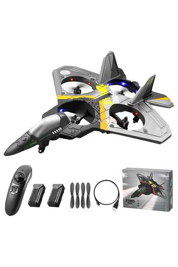 Generic Chillspace RC Aeroplane 2.4GHz RTF Airplane Toy with LED Lights & Dual Batteries