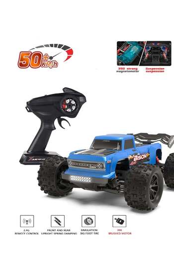 Generic MYTOYS High Speed 50km/h 1/16 Full Proportional Remote Control Off-Road Car 4 Wheel Drive RC Truck R