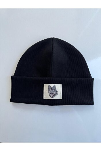 Mustran Baby Kids Beanie Ribbed Cotton Winter Soft Hat Double Layer Ear Gift