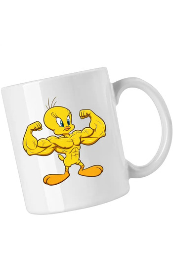 OEM Tweety Bodybuilding Fitness Mug
