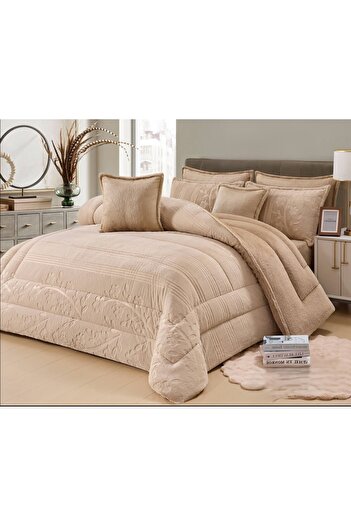 SNOOZYL Winter double bedspread made of soft velvet and fur to give you warmth and comfort
