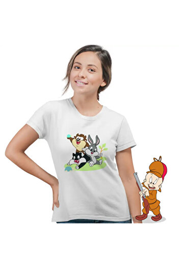 OEM Tricou Femei Bugs Bunny Diavol Tasmanian Daffy Duck Bebelusi Taz