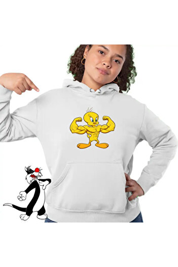 OEM Women's Tweety Bodybuilding Fitness Hoodie