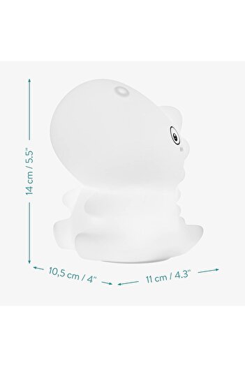 Navaris Children's night light,dinosaur, 10.5x10 x14.5 cm,multicolor, rechargeable USB, timer,touch-control