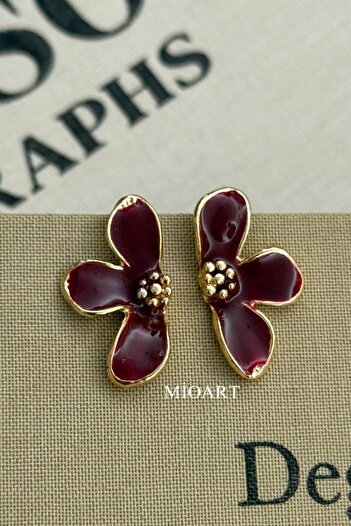 MioArt Women's Flora Flower Earrings
