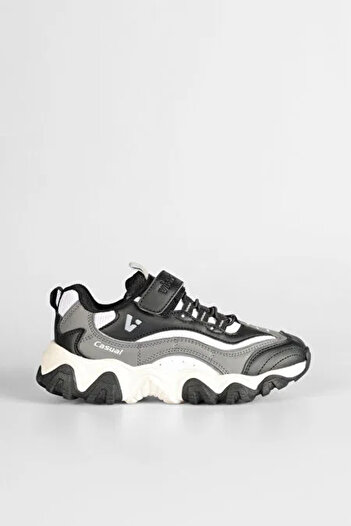 Vicco 346.F25K.244 Pote Filet Black-White Children's Sports Shoes