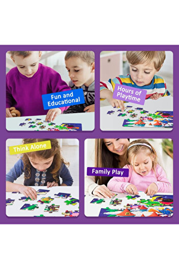 Picodino Puzzles for Kids Ages 3-5 (Magical World)