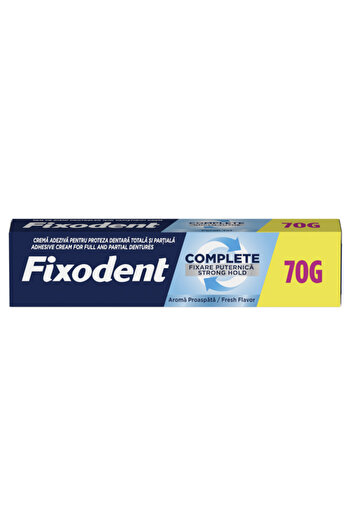 Fixodent Complete Fresh Adhesive Cream for Dental Prosthesis, 70g