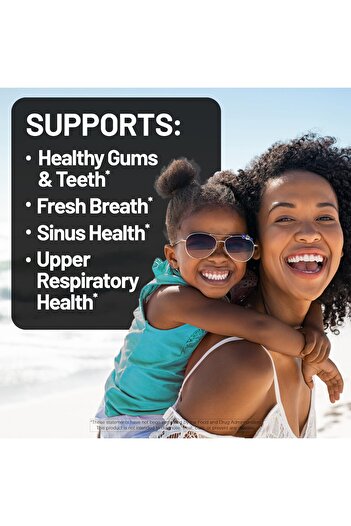 NatureWise Oral Probiotics for Teeth & Gums - Sugar-Free Mint Chewable Tablets - 50 Count