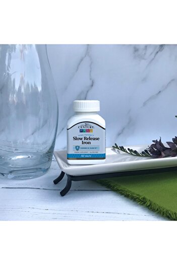 21st Century Slow Release Iron Tablets, 60 Count